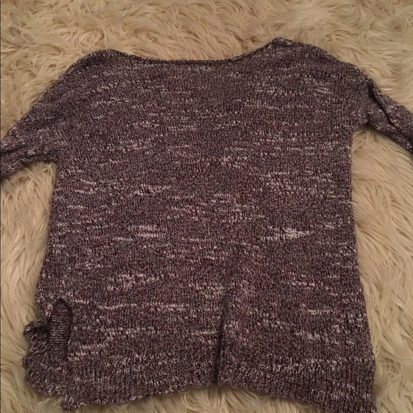 Hollister maroon knit sweater - Picture 2 of 3