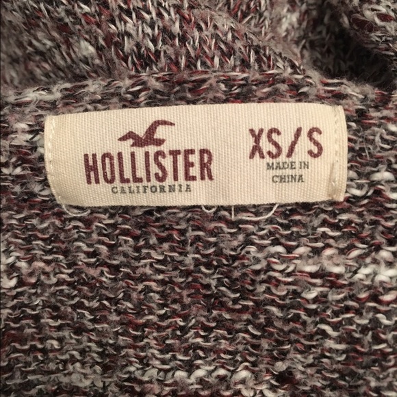 Hollister maroon knit sweater - Picture 3 of 3