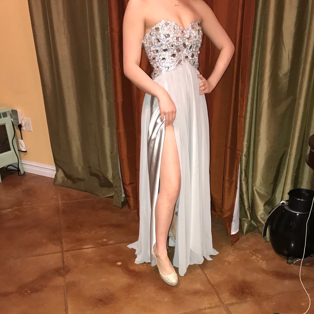 Silver/grey formal dress