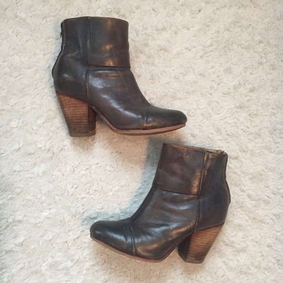 rag & bone Shoes - Rag and bone Newbury gray leather boots