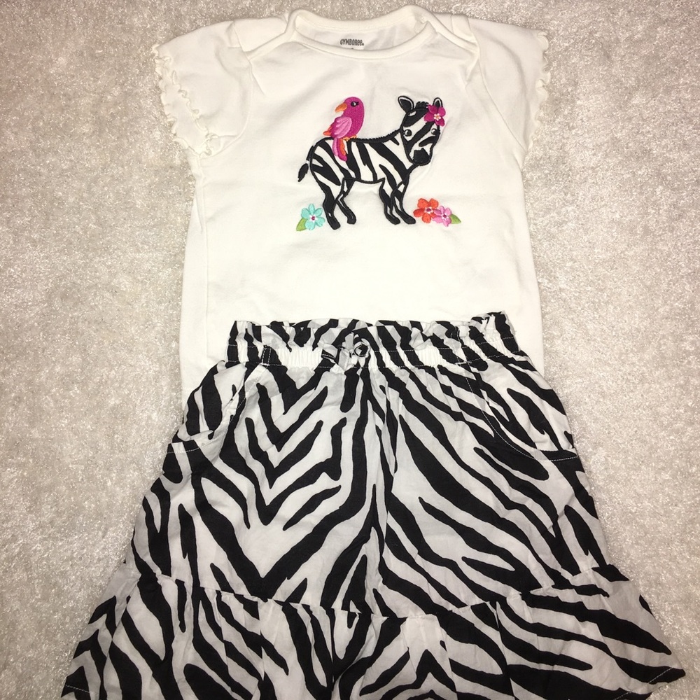 Gymboree girls shirt/skirt in size 4T and 4