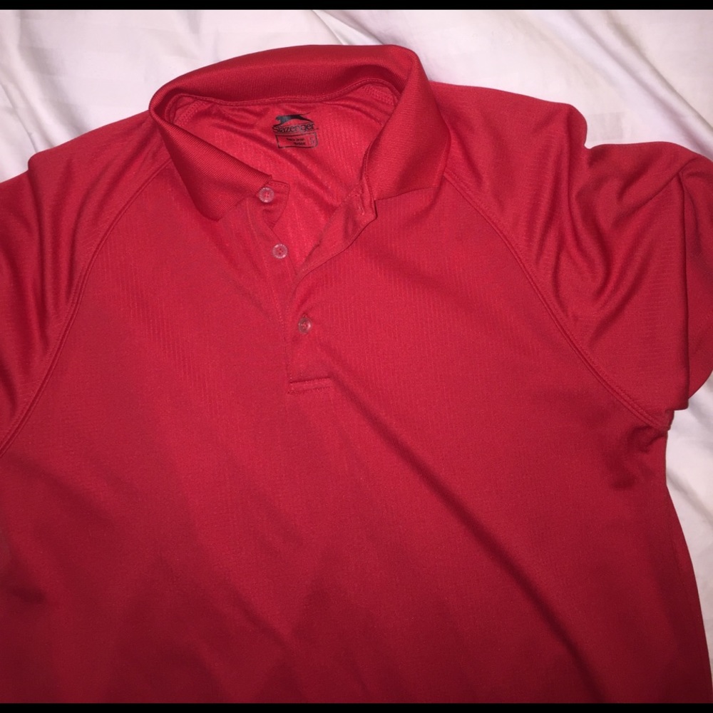 Slazenger gold shirt