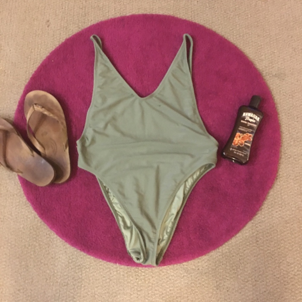 SOLD OUT Nasty Gal Alina One Piece in Olive Green