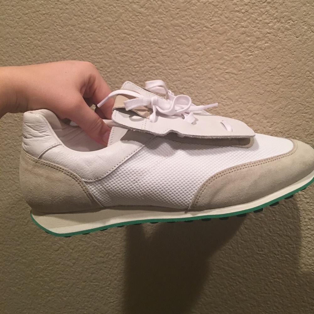 NWOT Rag & Bone White Dylan Mixed Media Trainers - Picture 7 of 8