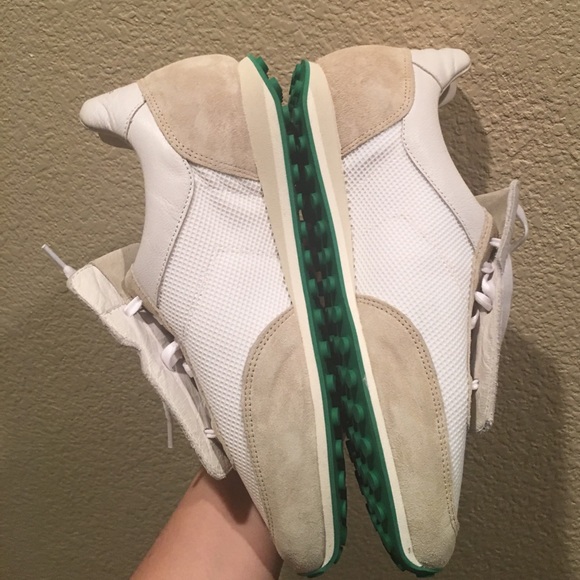 NWOT Rag & Bone White Dylan Mixed Media Trainers - Picture 8 of 8