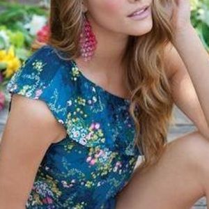Pink earrings