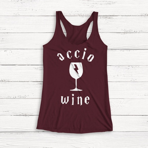 ACCIO WINE HARRY POTTER TANK TOP - Picture 2 of 4