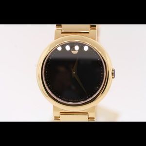 Movado Concerto Gold-plated Stainless Steel Watch