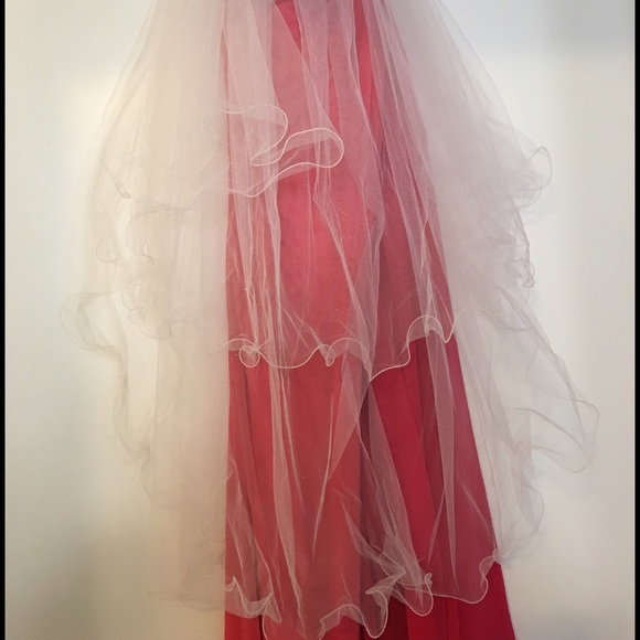 Wedding Crown beaded veil