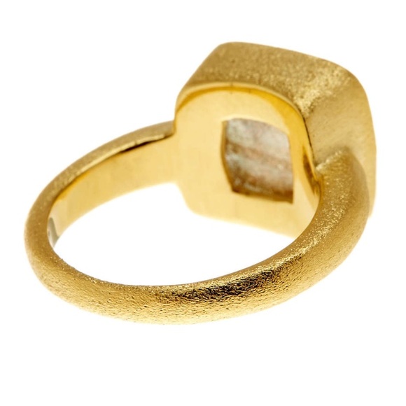 rivka friedman // 18k gold crystal stacking ring - Picture 2 of 3