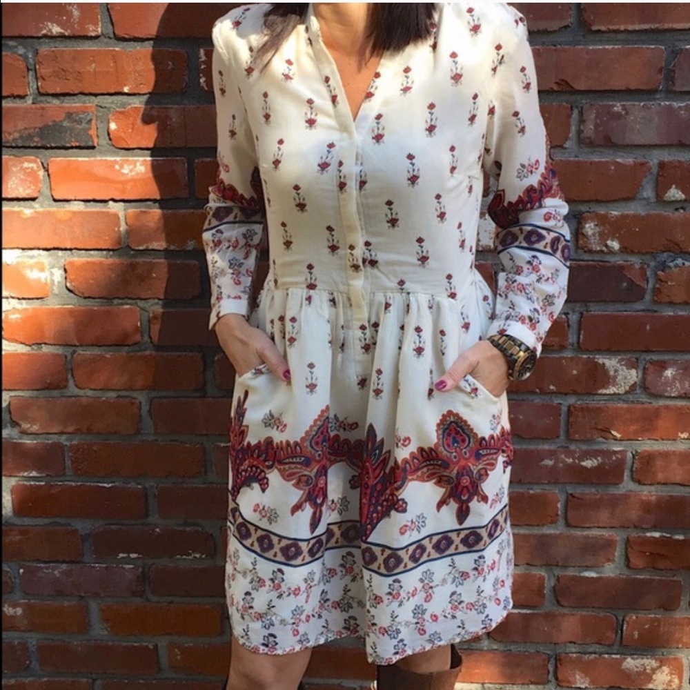 Top shop long sleeve dress US size 2
