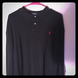 💥Ralph Lauren black polo 💥size XL