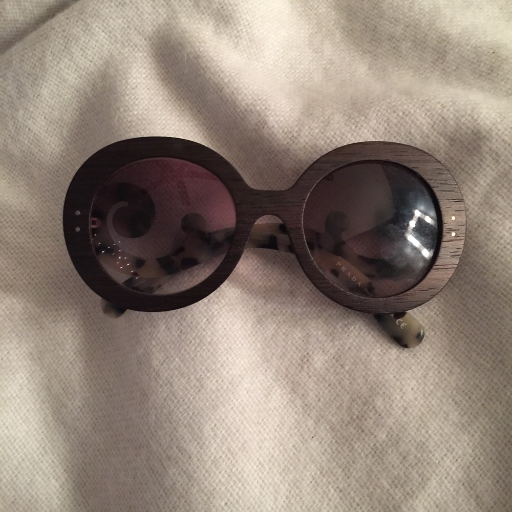Prada Wooden Sunglasses - Picture 2 of 4