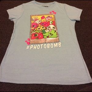 Blue shopkins shirt