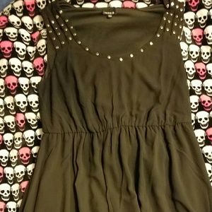 Torrid Size 1 Studded Little Black Dress