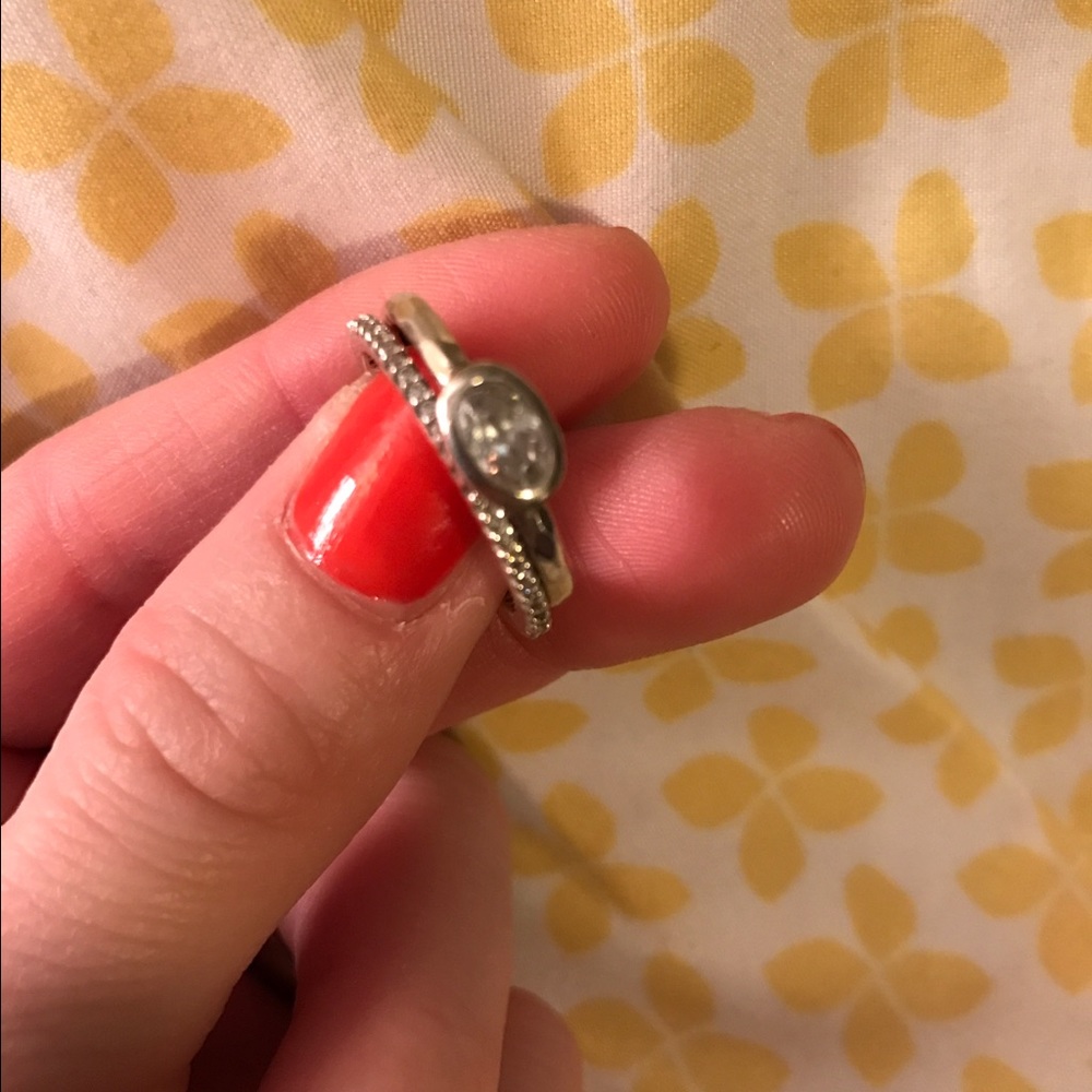 Silpada stacking rings