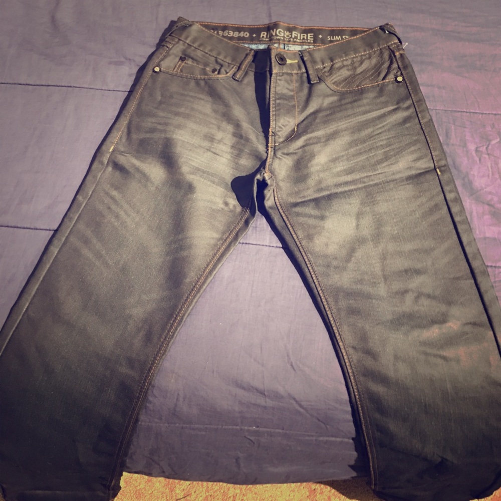 Men's Ring of Fire 32X30 Slim Straight