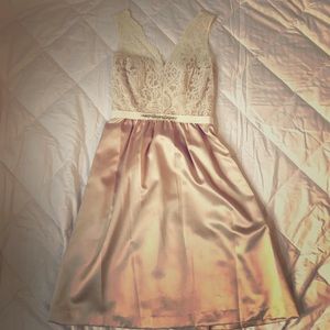 Nordstrom Lace and Satin Cocktail Dress