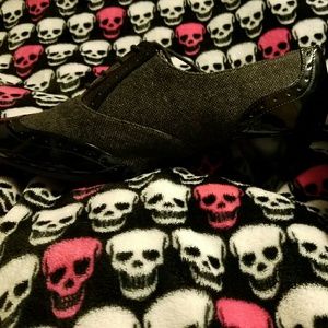 Oxford Style Grey and Black Low Heels