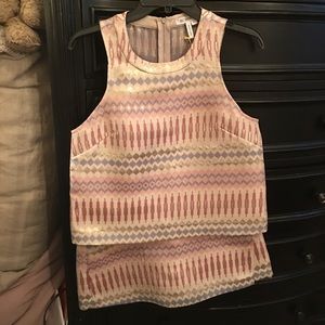 BCBG top and skort outfit