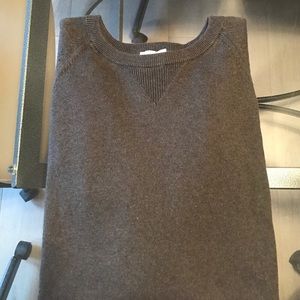 Gap, cotton cashmere, xl, gray, sweater