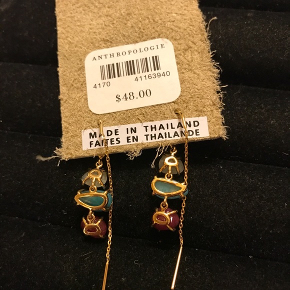 Anthropologie Cool Tides Earrings NEW! - Picture 3 of 3