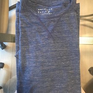 American eagle outfitters, short sleeve, navy