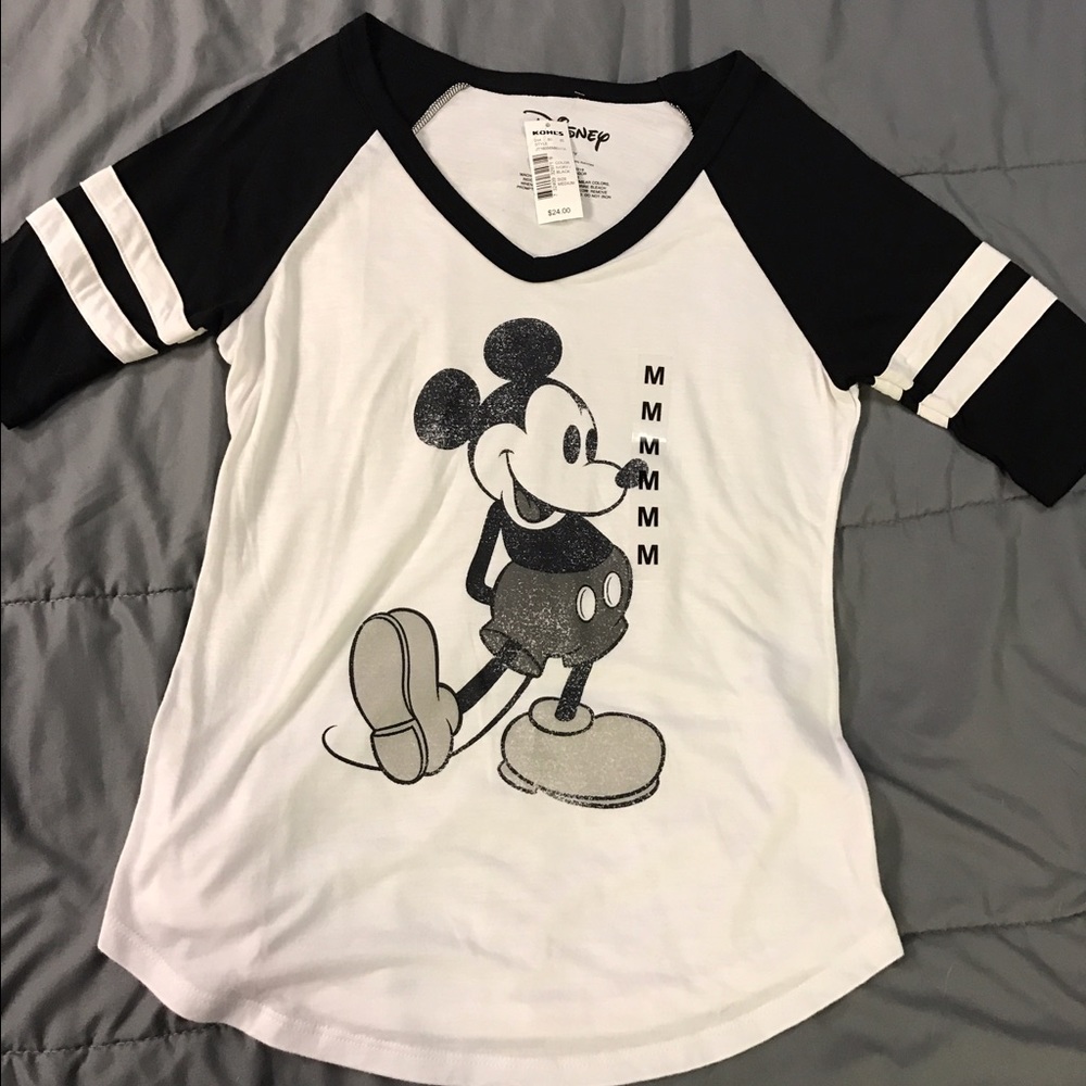 Black and white Disney shirt
