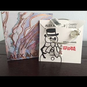 Alex & Ani Snowman Bangle
