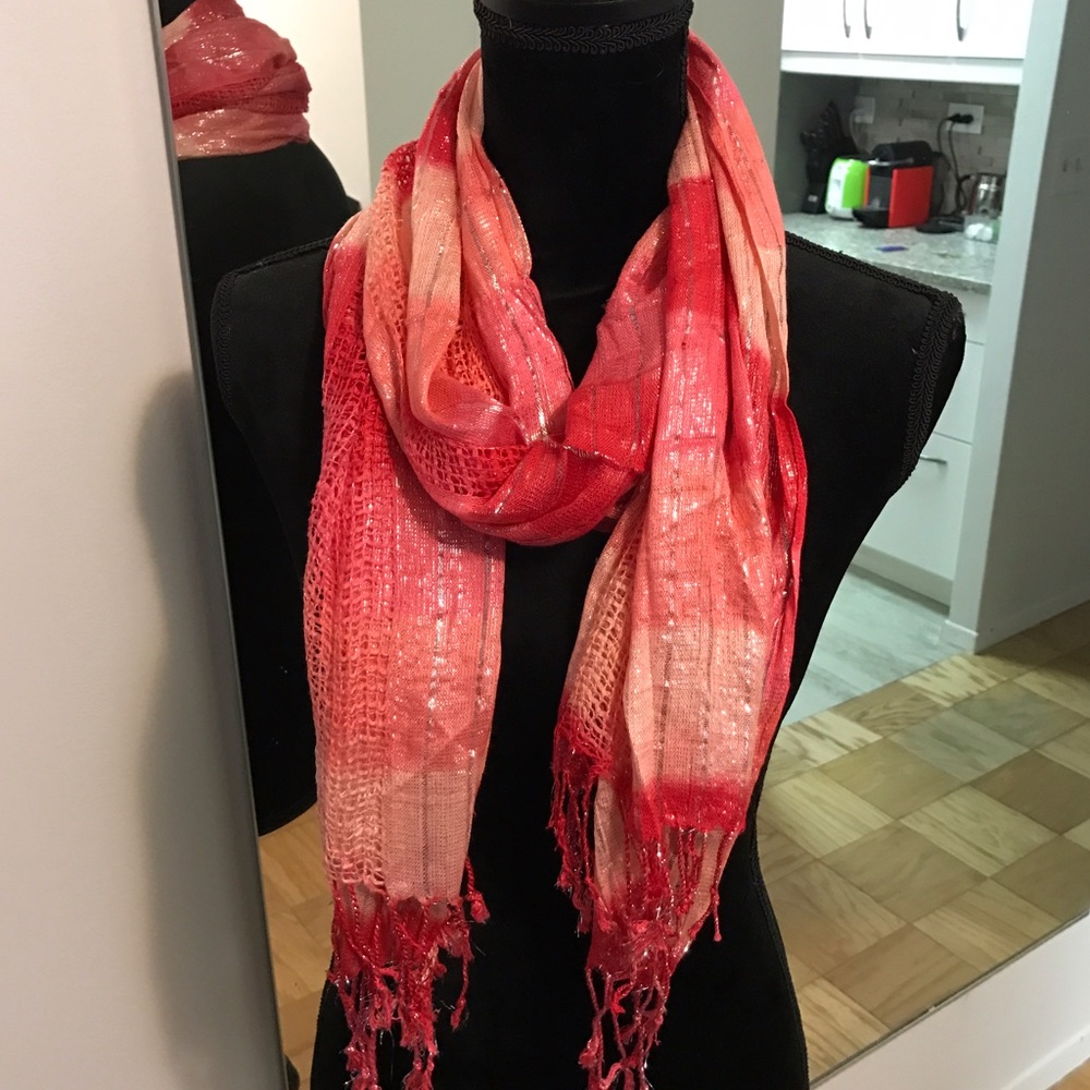 Pink scarf