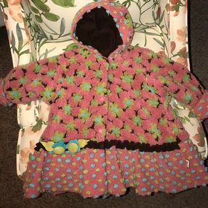 💕Toddler girl boutique coat 3T