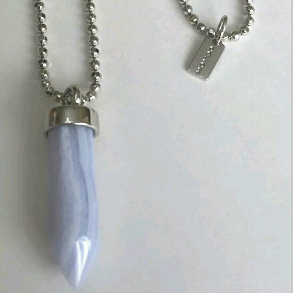 Coach Jewelry - AUTH Coach Quartz Stone Necklace