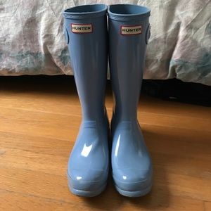 Blue Hunter Boots