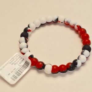 Red Marbled Fortune Bracelet