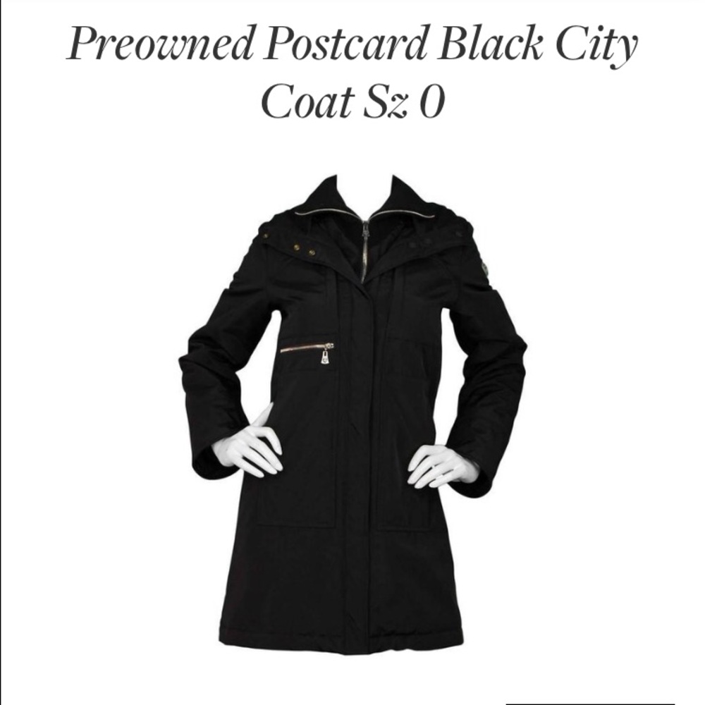 Postcard Winter City coat made in Italy