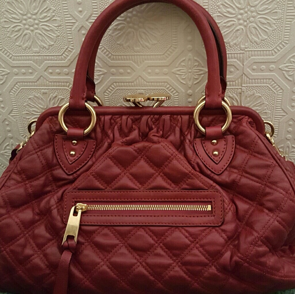 MARK JACOBS CALFSKIN QUILTED IN RED