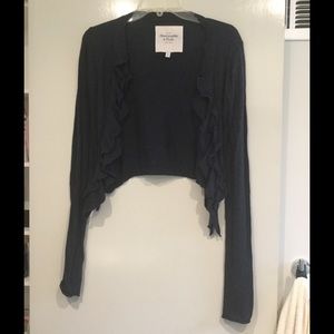 2010s Abercrombie and Fitch Navy Blue Sweater