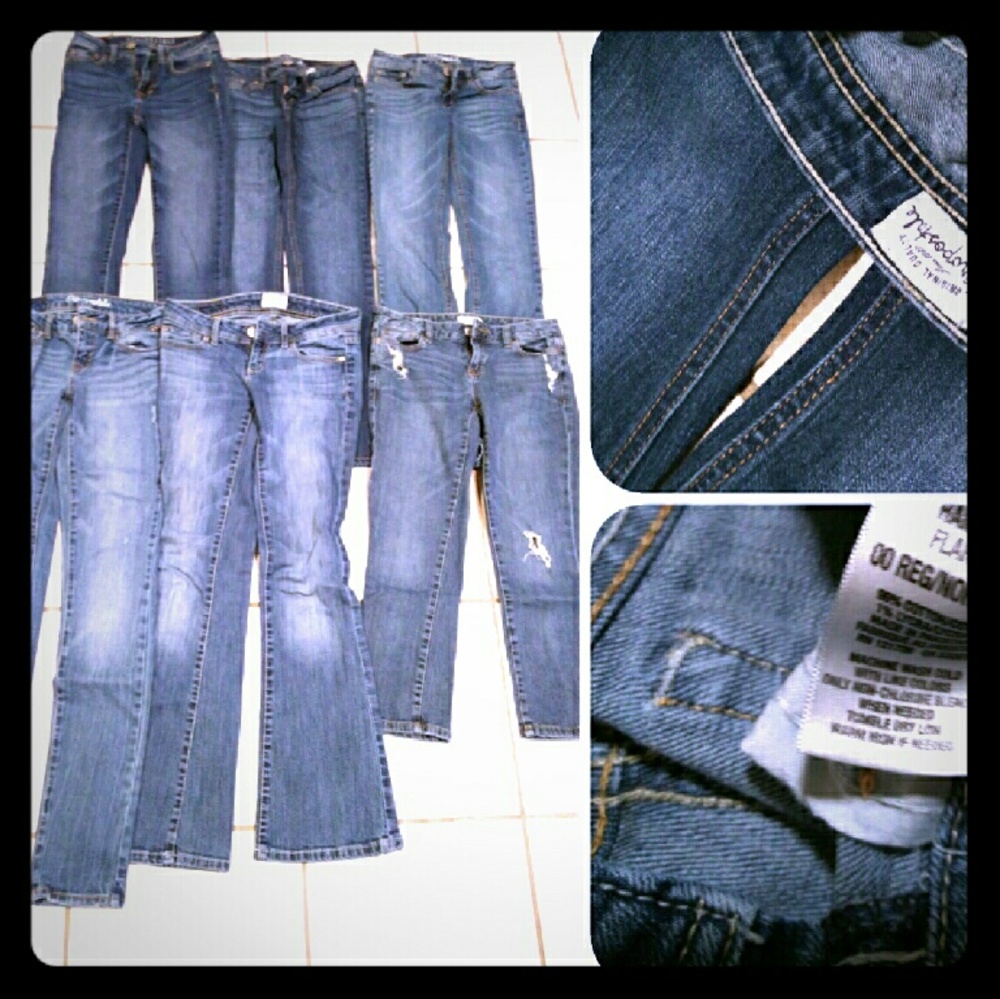 Aeropostale size 00 jeans and capri bundle