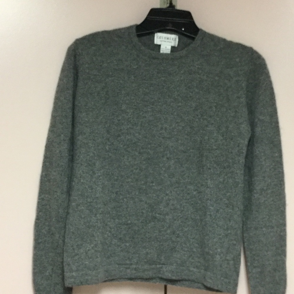 Cashmere charcoal grey sweater. Perfect condition!