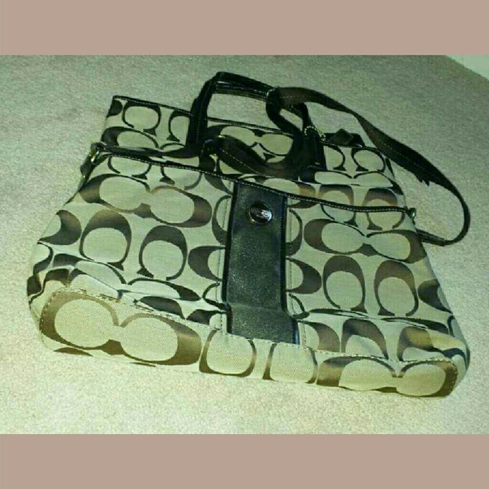 Coach Signature Foldover Purse