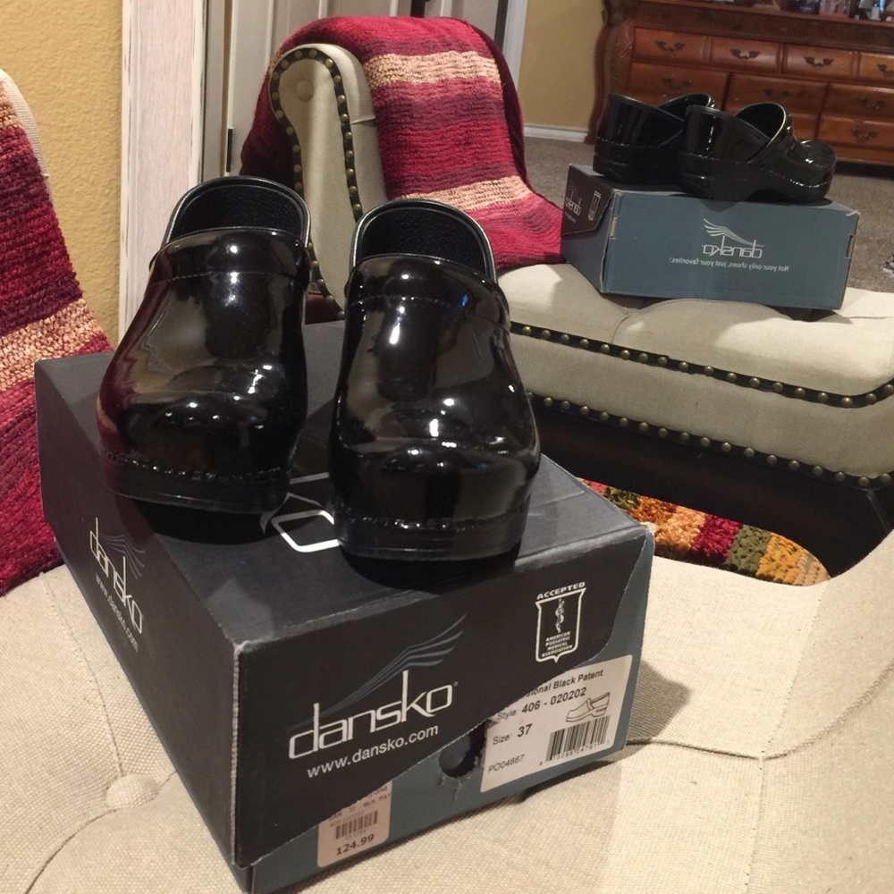 Dansko Black Patent