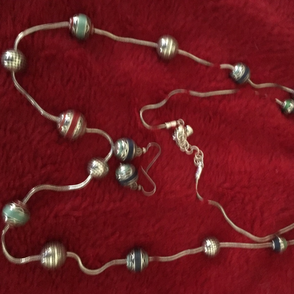 Brighton necklace and earrings