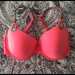 34DD VS Sexy Little Things Coral Bra