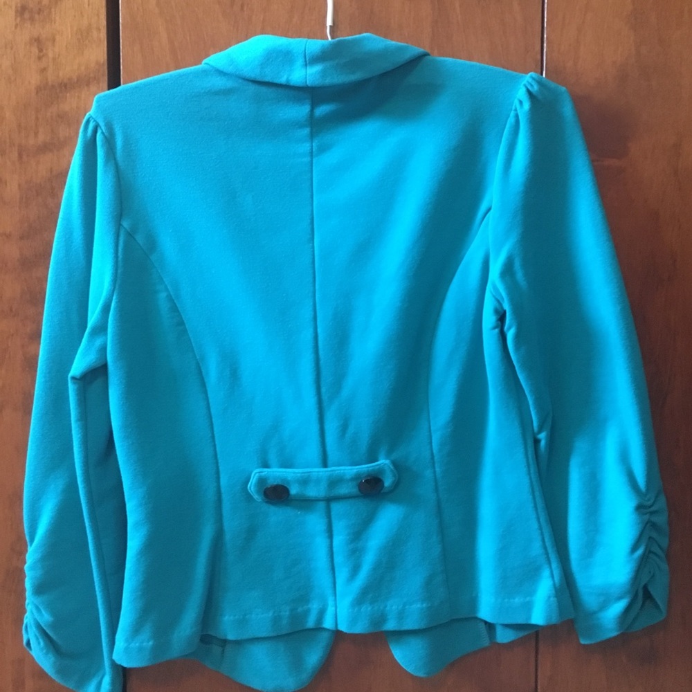 Candies turquoise Blazer Size S. Only worn once!! - Picture 2 of 2