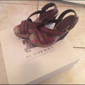 Burberry wedges