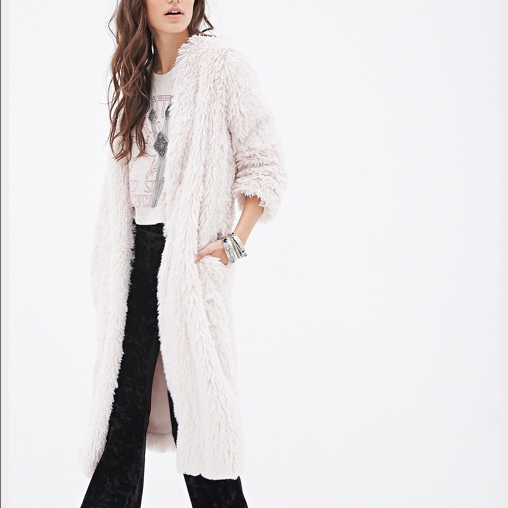 ISO this forever 21 faux fur duster