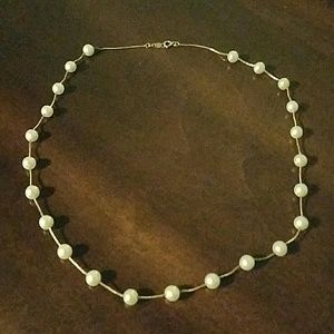 Gold & Pearl Necklace