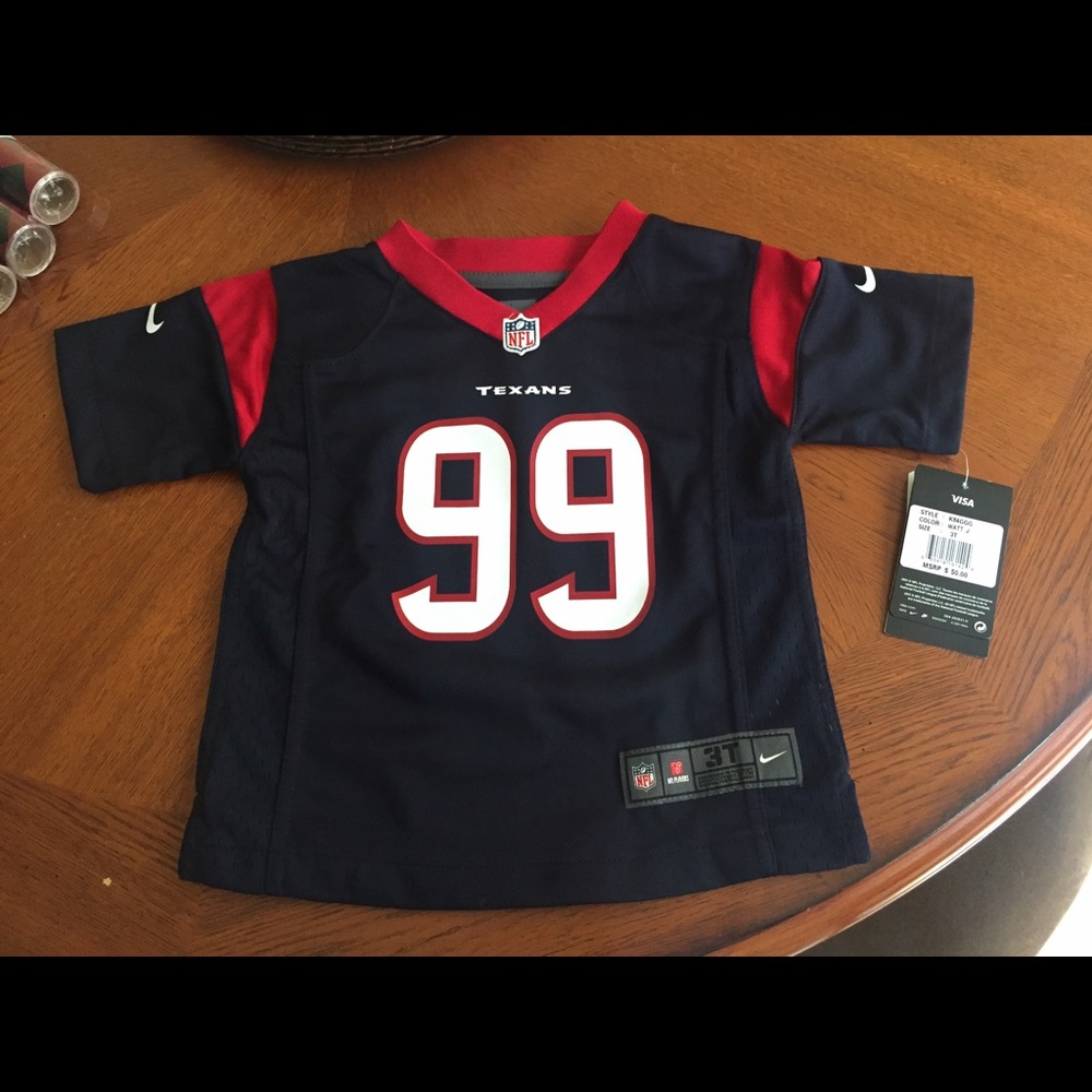 Nike NFL JJ WATT Houston Texans jersey 3T NWT
