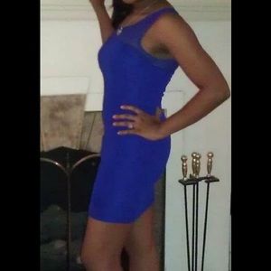 Blue Bodycon dress