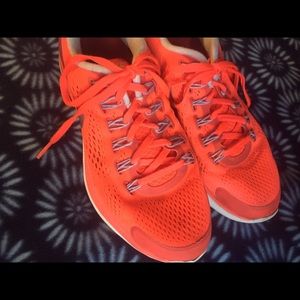 Bright orange nikes